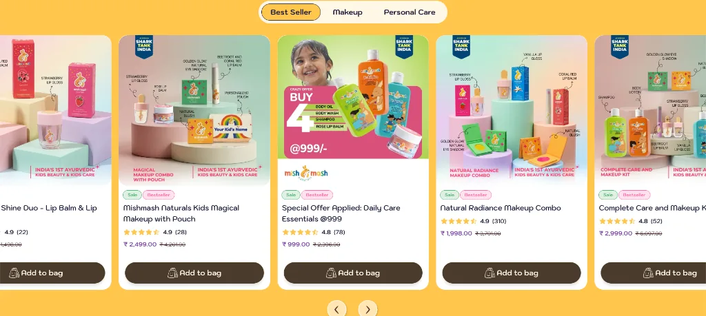 Mishmash Naturals Shopify Store
